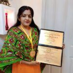 “Adarsh Vidya Saraswati Rashtriya Puraskar” won by Dr Usha Kumari K P