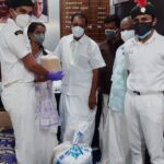 NCC NAVAL UNIT  -Rice donation to community kitchen