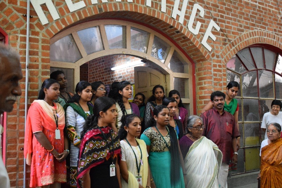 Old Age Home Visit - Mahatma Gandhi College